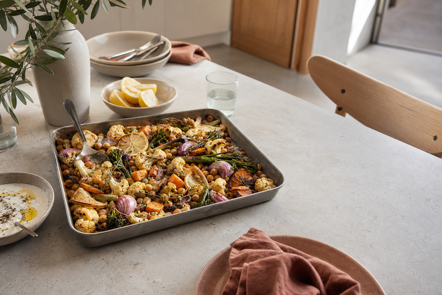 Keukenbeeld bij een flexibel weekmenu maken als je nog niet weet wie er mee-eet
